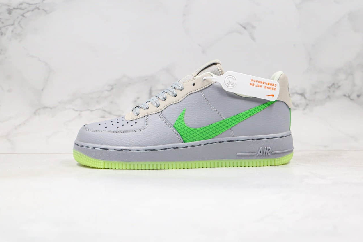 Nike Air Force 1 Low 'Volt Swoosh' CD0888-002 - Trendy and Vibrant Sneakers for Men and Women