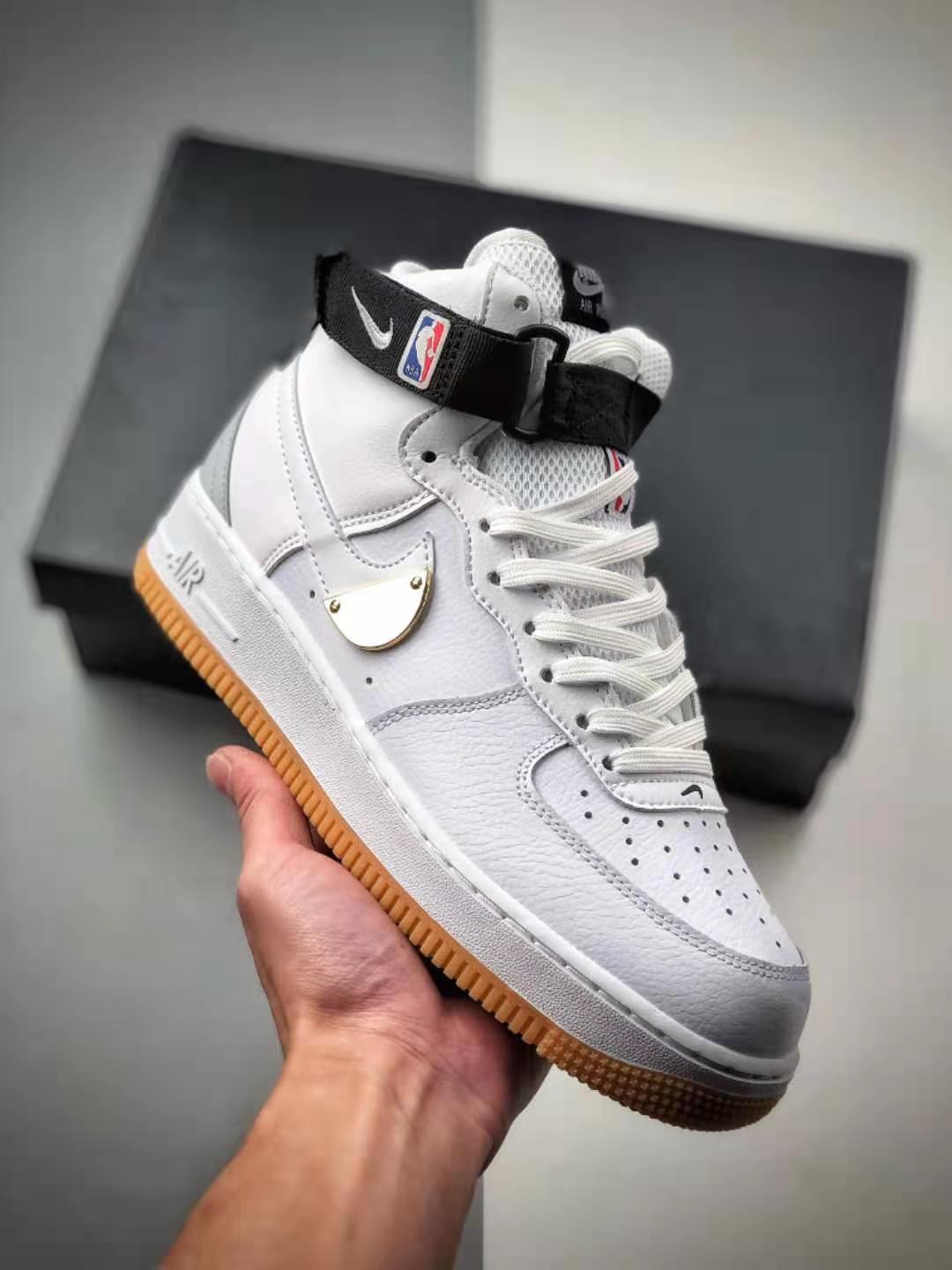 Nike NBA x Air Force 1 High '07 LV8 'White' CT2306-100 - Premium Basketball Sneaker