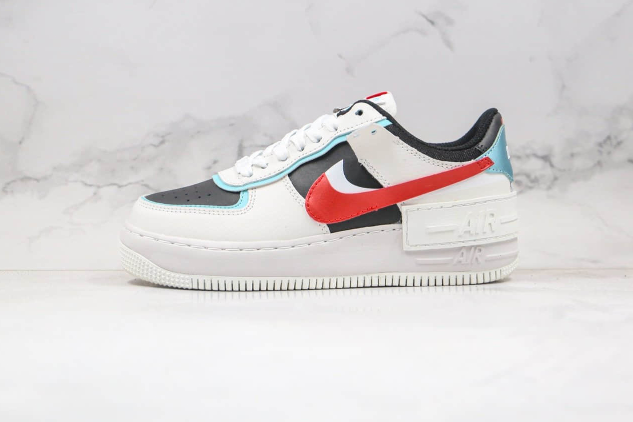 Nike Air Force 1 Shadow 'White Bleached Aqua' | DA4291-100 - Stylish and Trendy Women's Sneakers