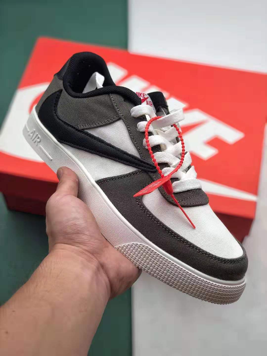 Nike Air Force 1 AC Grey Green Black 630939-100 - Stylish and Classic Footwear